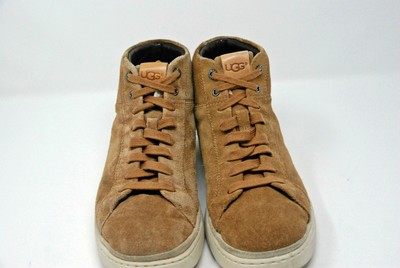 UGG mens tan suede high top sneakers Size 8.5 EUR 41.5 | eBay