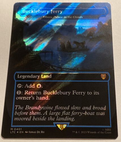 Bucklebury Ferry Oboro Palace in the Cloud SURGE FOIL Lord of Rings MTG UNPLAYED - Picture 1 of 2