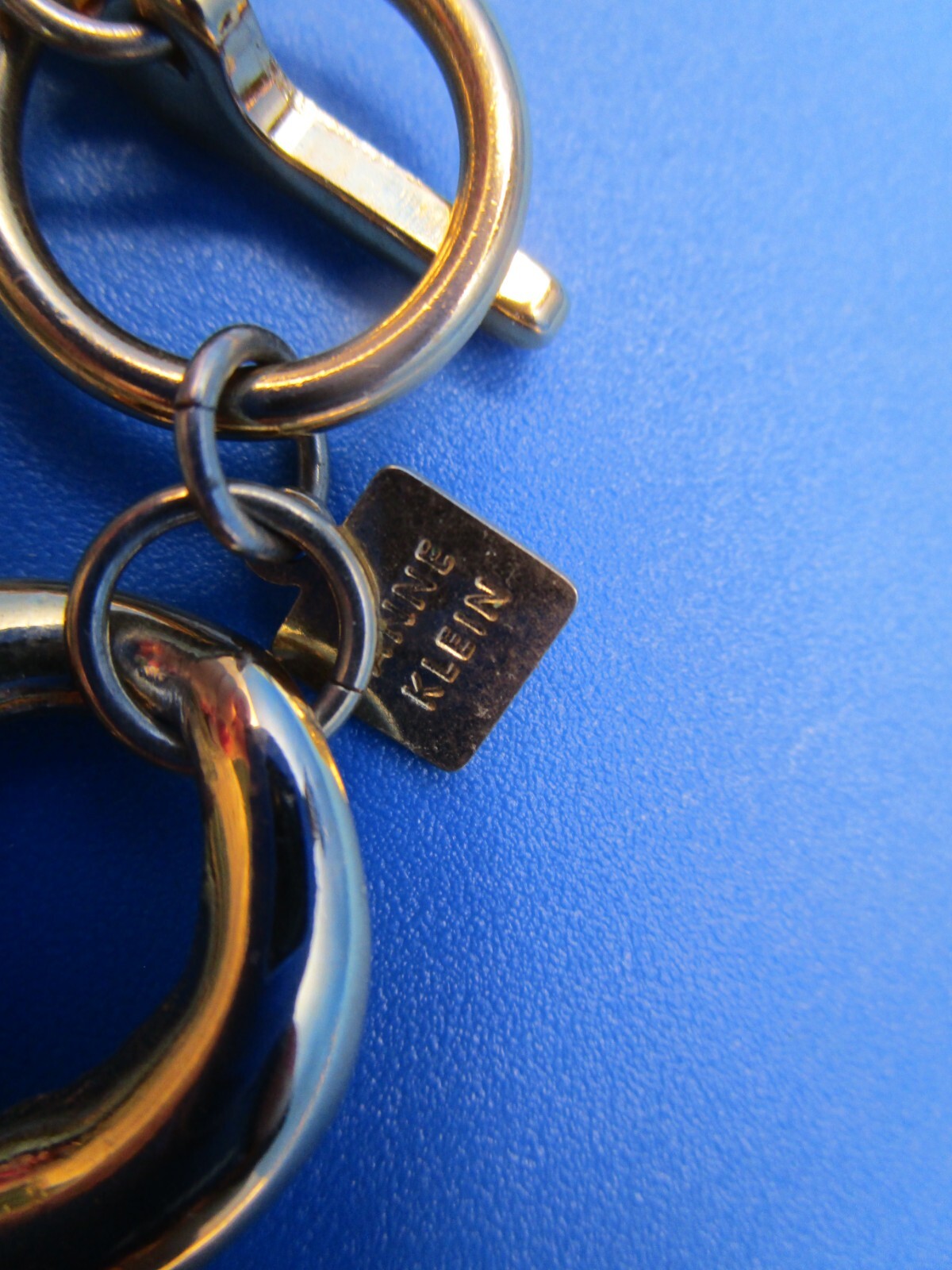 ANN KLEIN Designer Chain Link Statement Gold Tone… - image 6