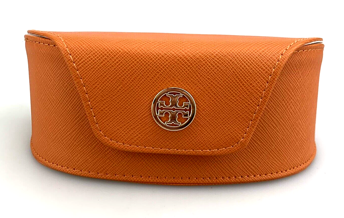 Tory Burch Eyeglasses Sunglasses Case Faux Leather Textured  display picture 1