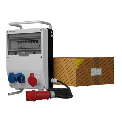 Stromverteiler TD-S/FI 1x16A 2x230V SKHU Kabel Doktorvolt® 0120 - Bild 1 von 3