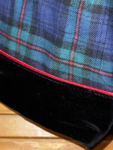 Sears Amanda Stewart Country Tartan Plaid Flannel Robe Woman Size Med - Picture 3 of 13