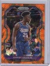 2020-21 Panini Prizm Orange Ice #233 Harry Giles III Sacramento Kings