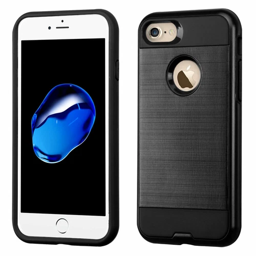 For Phone 7 8 Plus Hybrid Rugged Shockproof Protective Case + Screen Protector