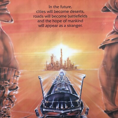 Mad Max 2 The Road Warrior 1981 ORIGINAL - 1982 to promote the U.S