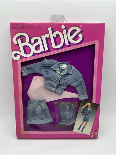 Vintage 1987 New Barbie & Ken The Jeans Look Fashions  #4329 - OPEN BOX