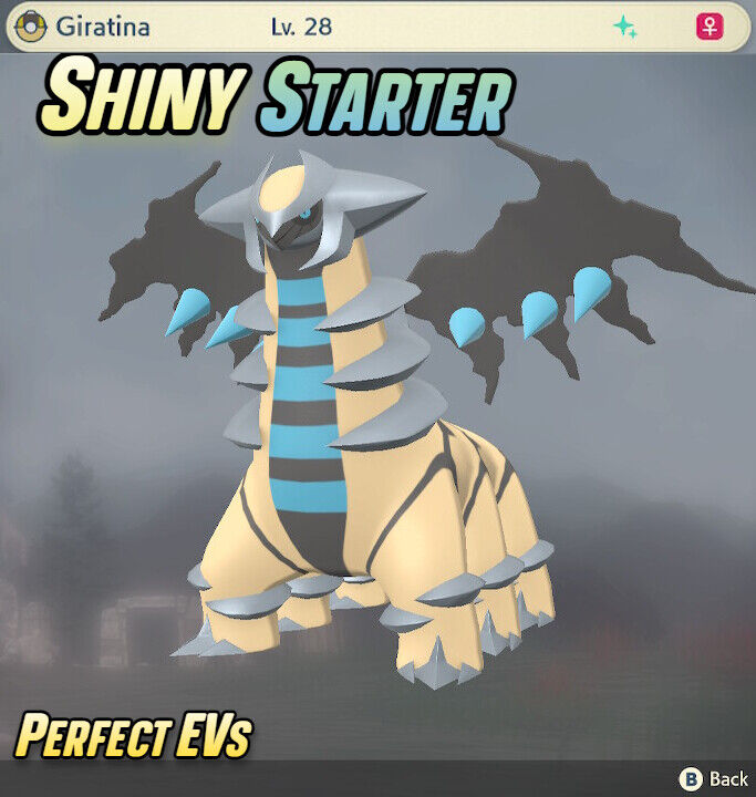 GIRATINA SHINY STARTER 🌟 Pokemon Legends: Arceus, EV Trained