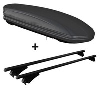 Skibox Vdpmaa460M+Alu-RelingträGer Aufl. Reling FüR FüR Volvo XC90 Ab 14