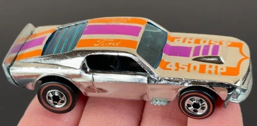 Vintage Hot Wheels Redline 1976 Super Chromes Mustang Stocker - Very Nice! NR!