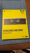 CORSAIR Vengeance RGB 32GB PC5-48000 (DDR5-6000) RAM Memory (CMH32GX5M2E6000C36)