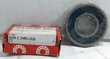 1 NEW FAG 6204-C-2HRS-L038 C3 RADIAL DEEP GROOVE BALL BEARING NIB  MAKE OFFER 