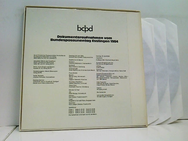 Bundesposaunentag Esslingen 1984 Bund Christlicher Posaunenchöre Deutschlands: - Bild 2 von 4