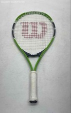 Wilson Green White Sporting Equipment Round Shape Tennis Racquet