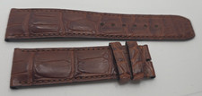 Baume&mercier Uhrenarmband Original mm22/20 Alligator Brown 11,x7,5 N.O.S