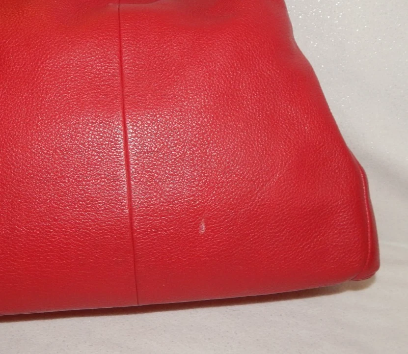 Rare Coach Handbag Purse F35723 Phoebe Lipstick Red Pebbled Leather Tote Bag GUC - Image 4 of 4
