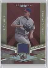 2009 Upper Deck Spectrum Swatches Maroon Patch 20/25 Rich Hill #SS-HI Patch 0j0