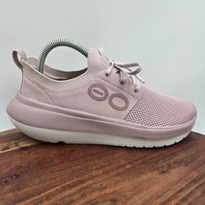 Oofos Oomy Stride Shoes Women's 8 Purple Stardust Knit Comfort Recovery Sneakers