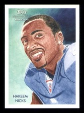 2009 Topps National Chicle Hakeem Nicks #C122 Rookie
