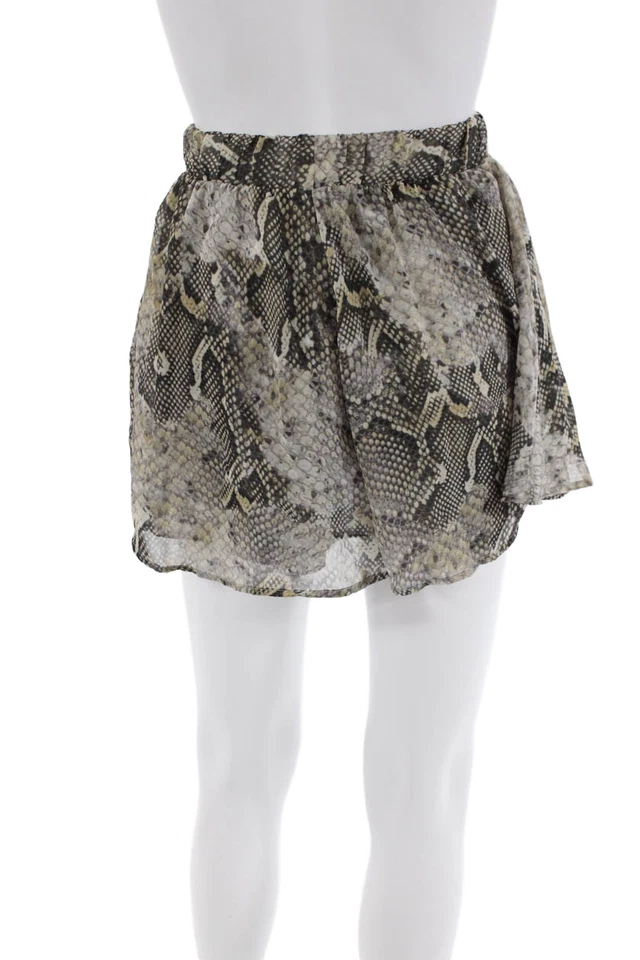 Pantalones Cortos Show Me Your Mumu Mujer Estampado Piel de Serpiente Multicolor Talla Extra Pequeña Foto 3 de 4
