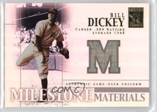 2002 Topps Tribute Milestone Materials Bill Dickey #MIM-BD HOF 1oz2