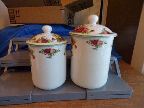 Choice Royal Albert Old Country Roses Bone China Canisters Sets - Picture 16 of 20