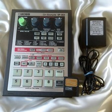 Boss SP-303 Dr. Sample Portable Pharse Sampler Working w/Adapter Memory Card