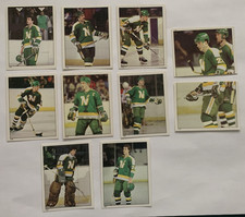 Minnesota North Stars team set, 1983-84 O-Pee-Chee Stickers - Brian Bellows