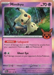 Mimikyu 097/193 Trick or Trade 2023 Holo Rare