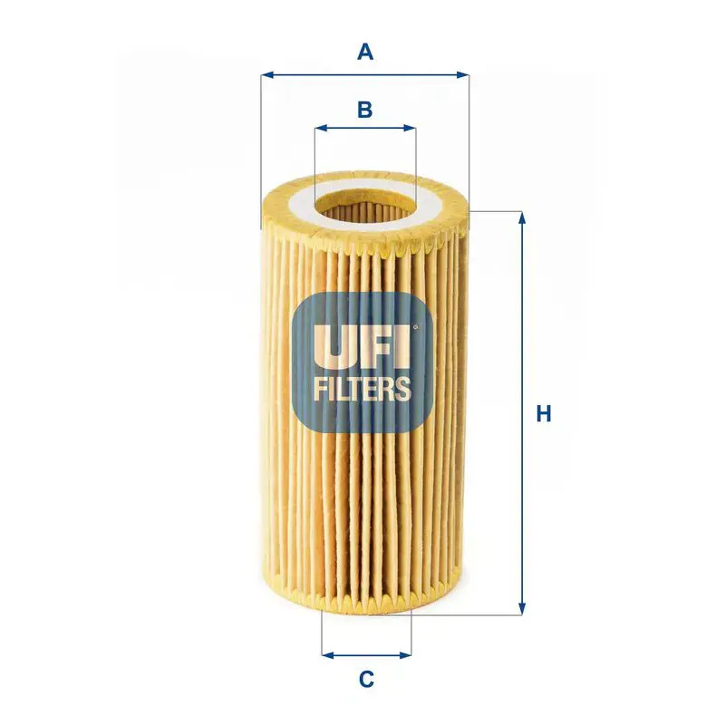 Oil filter Filter Insert 25.180.00 UFI for AUDI VW - Image 3