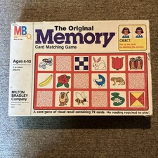 Original Memory Card Matching Game Milton Bra...