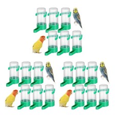 Set of 3 Bird Water Feeder Balacoo Drinker Dispenser for Parakeet Cage