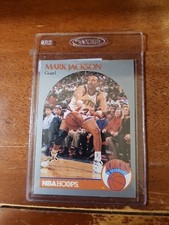 MENENDEZ BROTHERS ROOKIE CARD - MARK JACKSON 1990-91 Hoops Basketball Card #205 . rookie card picture