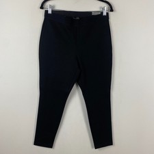 Talbots Ankle Skinny Pants Size 10P Black Pull On Stretch