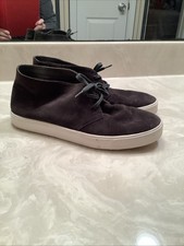VINCE. Chelsea Black Suede Lace Up Sneaker size 8.5