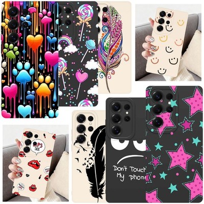 Vogue Pattern Phone Case TPU Cover For Samsung Galaxy S25 Ultra S24 S23 S26 A16