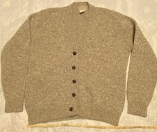 L L Bean Men s Large Button Down Cardigans 85 Wool 15 Nylon Made In The USA