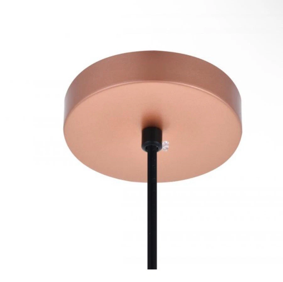 Elegant Lighting LDPD2046 Circa 13"W Pendant - Black - Image 3 of 4