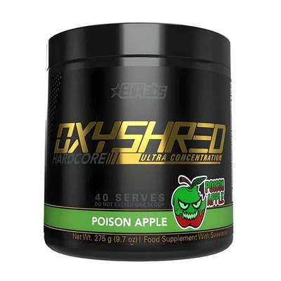 EHP Labs OxyShred Hardcore 40 Svgs High Strength Thermogenic Pre Workout