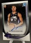 2025-26 Bowman Chrome John Tonje Rookie RC Auto Utah Jazz
