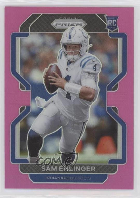 2021 Panini Prizm Rookie Pink Prizm Sam Ehlinger #395 Rookie RC 09p7