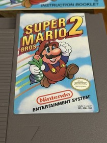 Super Mario Bros 2 Nintendo NES Complete CIB Excellent Condition