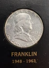 1963 Franklin Half Dollar Coin - NICE Circulated Condition