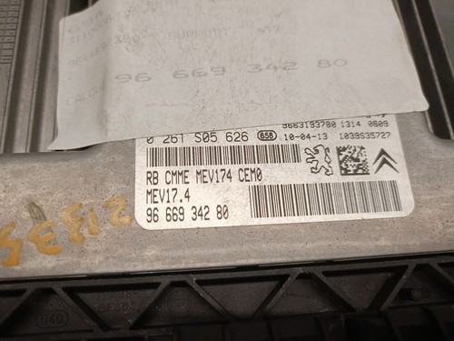 9666934280 CENTRALITA MOTOR UCE / 0261S05626 BOSCH / 5264852 PARA PEUGEOT 308 I - Foto 4 di 10