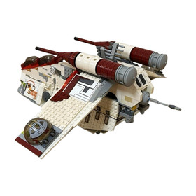 LEGO 7676 Republic Gunship NO MINIFIGURES Star Wars Instructions Used