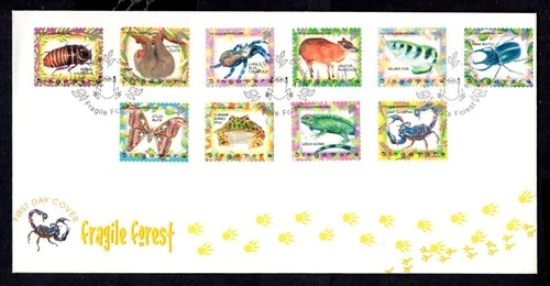 Singapore - 1998 Fragile Forest First Day Cover