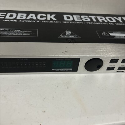 Behringer DSP 1100 24-Bit Dual-Engine Feedback Destroyer Pro