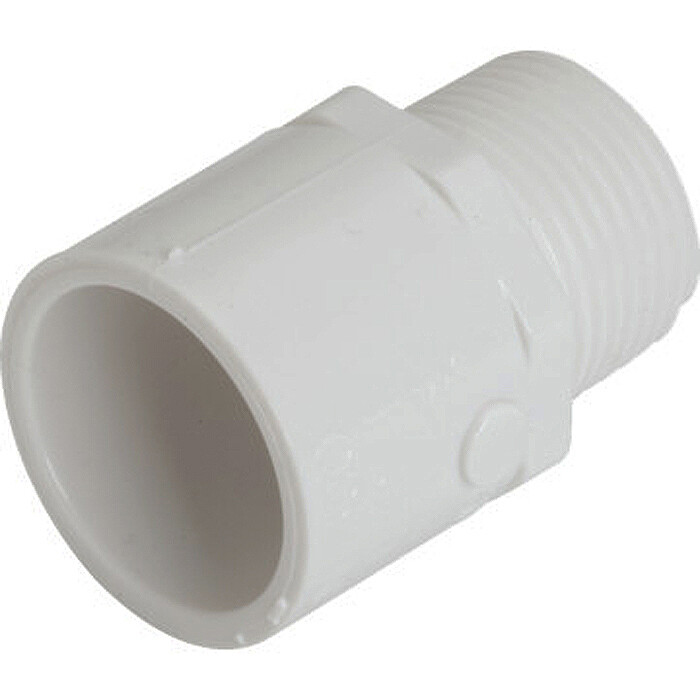 Box of 1" Schedule 40 PVC Pipe Fitting - Male Adapter - Slip x MIPT