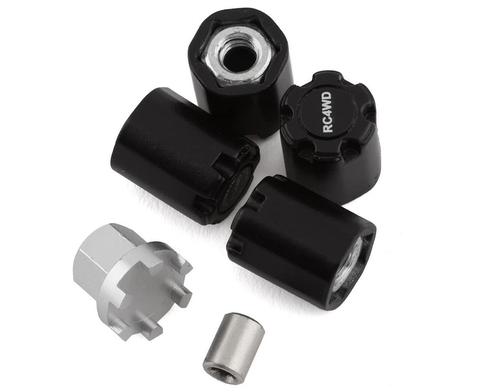 RC4WD Stamped Steel 1.7" Beadlock SR5 Wheels (White/Black) [RC4ZW0066] - Image 3 of 4