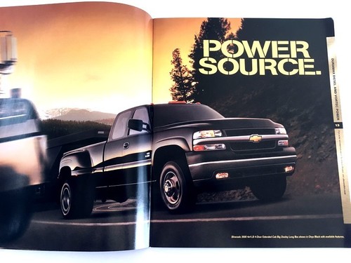 2001 Chevrolet Silverado Truck 50-page Sales Brochure Catalog - 1500 2500 3500 - Picture 4 of 10