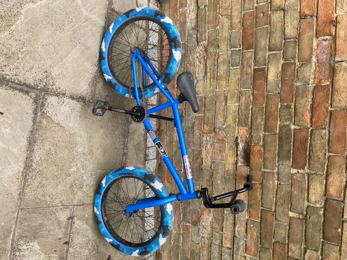 Blue haro bmx bike sale